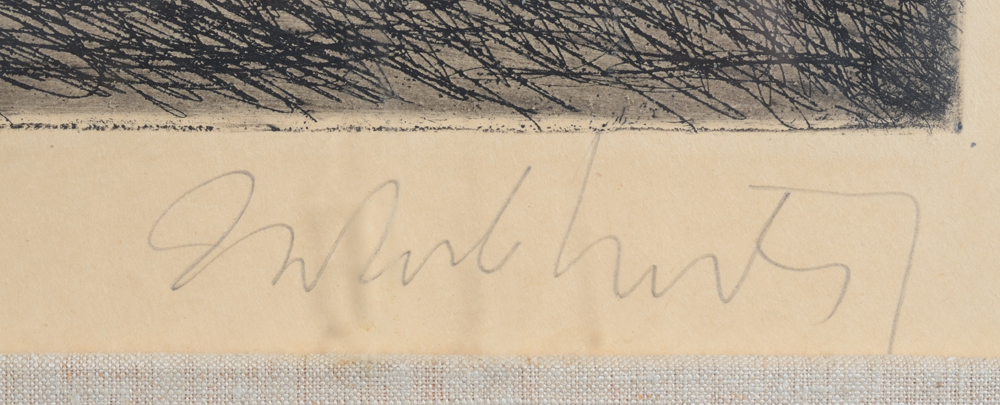 Jakob Smits — Signature of the artist in pencil bottom right