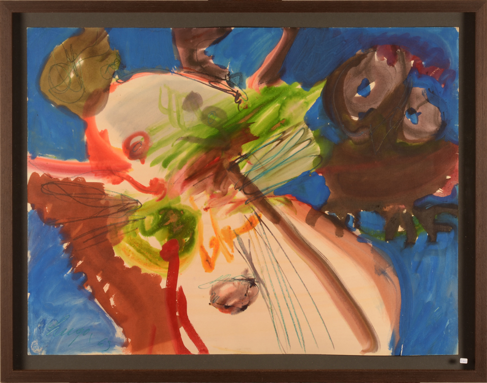 Hugo De Clercq  — The watercolour in its frame