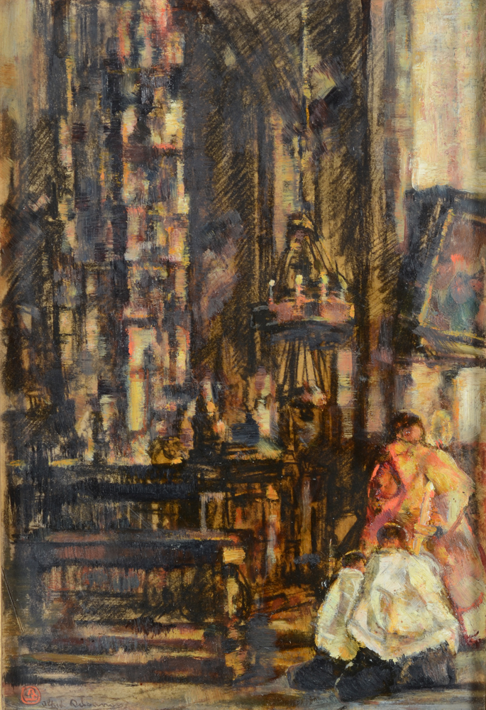 Alfred Delaunois — The painting without the frame