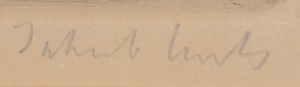 Jakob Smits — Signature of the artist, bottom right in pencil