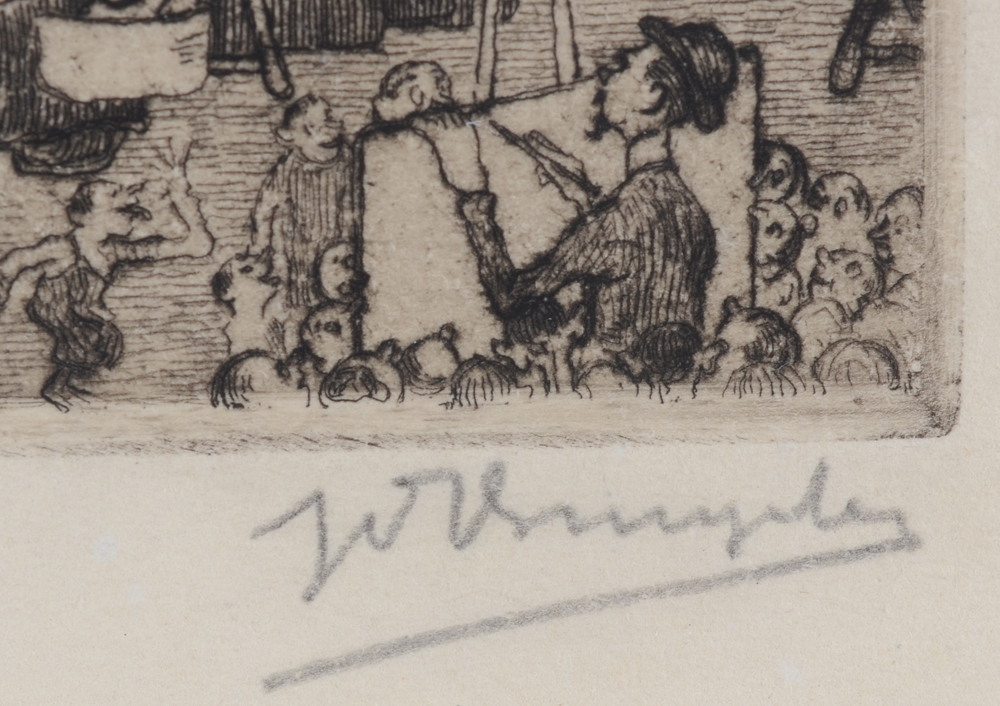 Jules De Bruycker — Signature of the artist bottom right