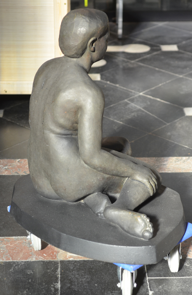 Paula Monsart  — Back of the sculpture