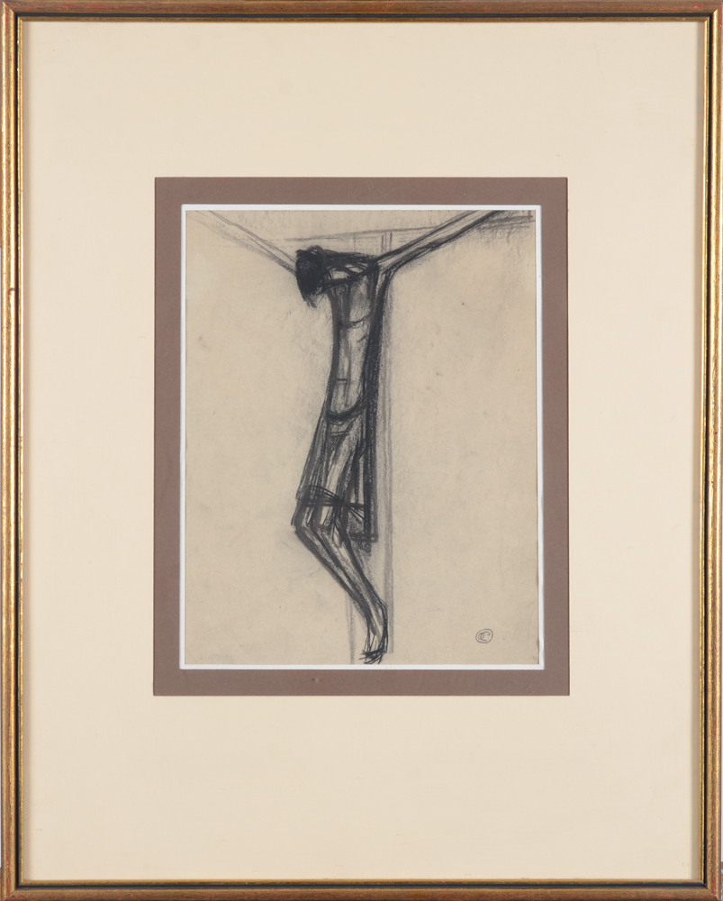 Oscar Colbrandt — the drawing in its frame