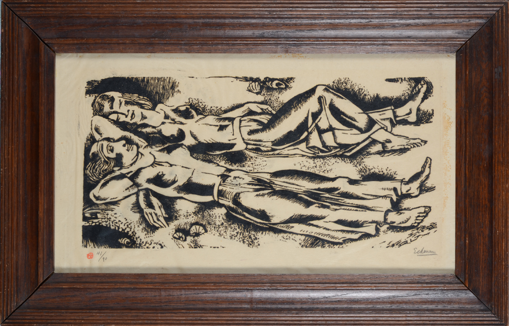 Nicolas Eekman — The woodcut in its frame