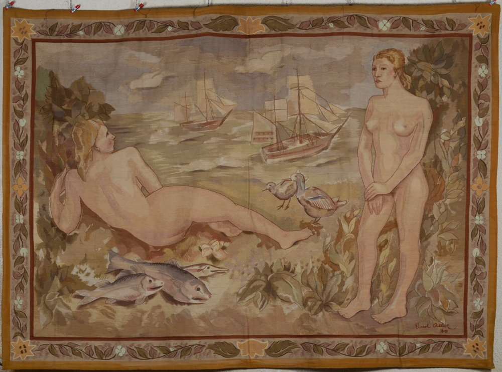 Ernest Albert — Grande tapisserie, dessinée par Ernest Albert et fabriquée par la Manufacture Royale Braquenié à Malines