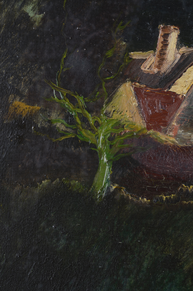 Albert Claeys — Detail of the green tree