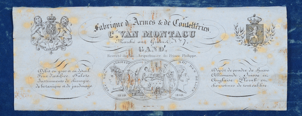 C. Van Montagu (Gand) — The original label of the manufacturer