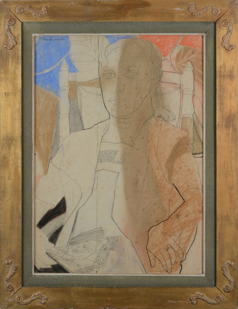 Pierre Vlerick  — Portrait de Claire, la femme de l'artiste, 1950-1951