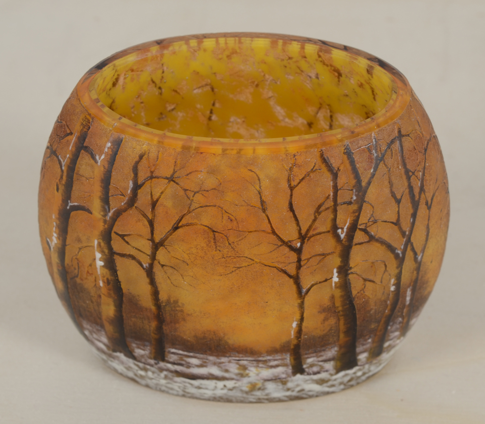 Daum Nancy Vase — In good condition