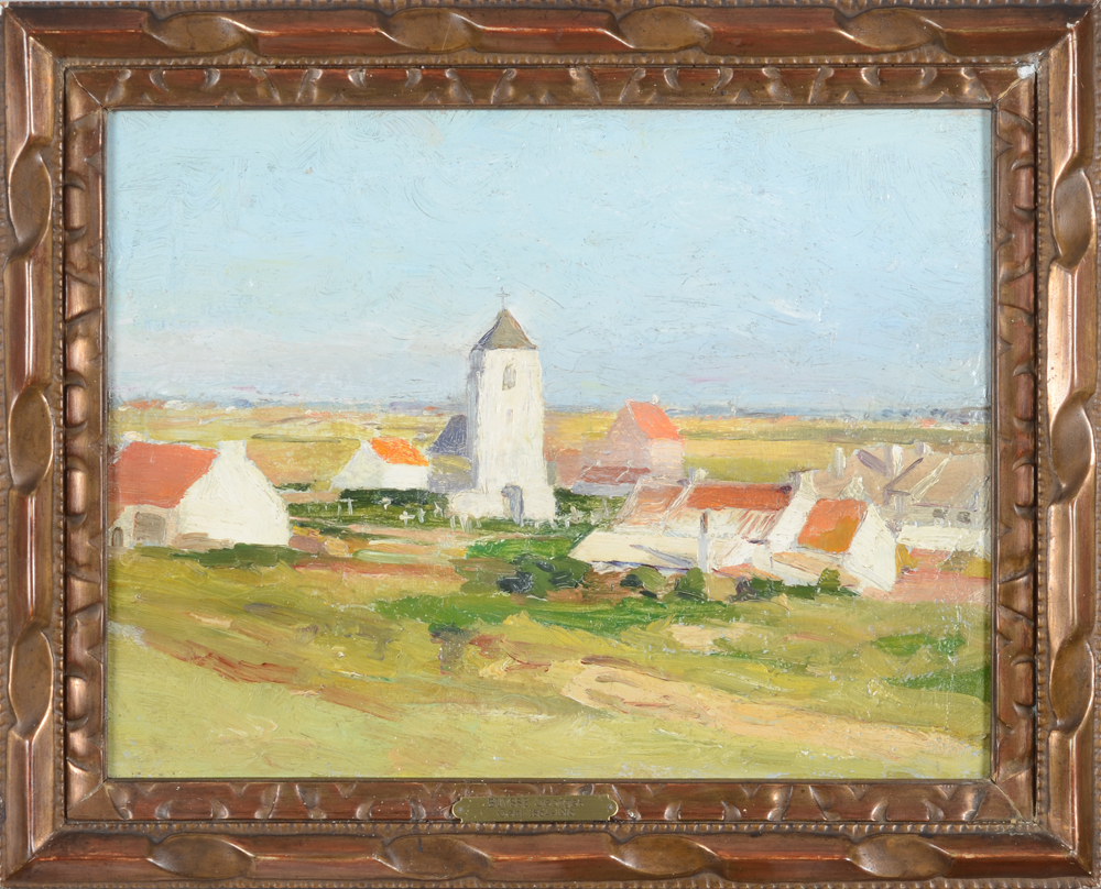 Georges Buysse — The painting in its original frame