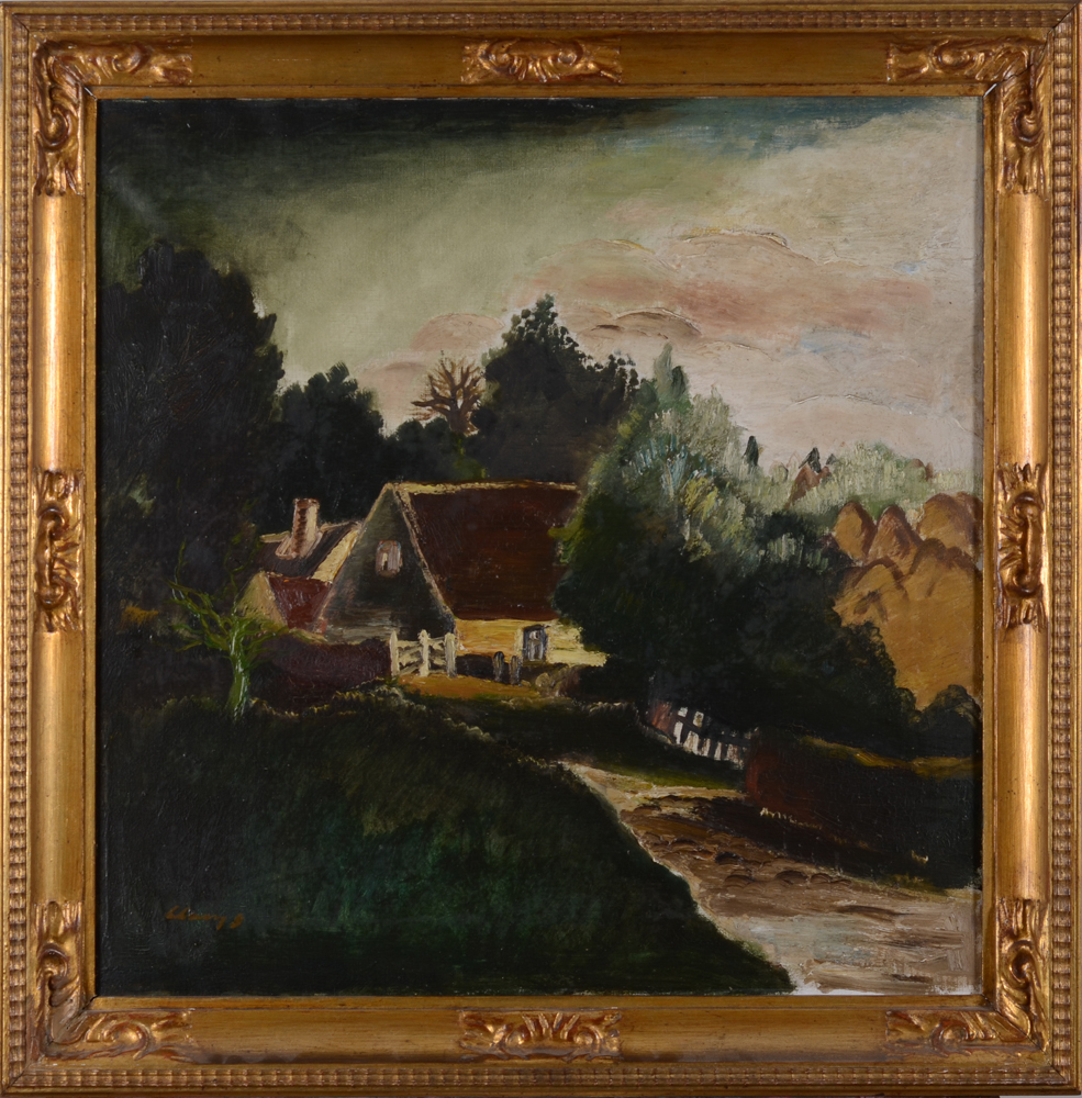 Albert Claeys — the painting in its frame