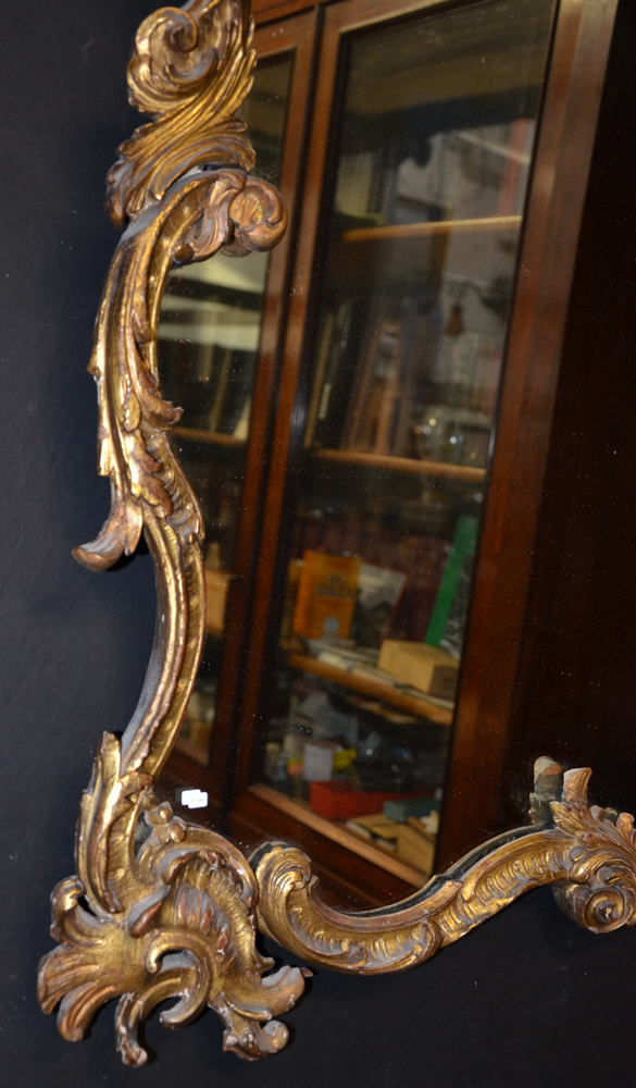 Louis XV Mirror — Detail