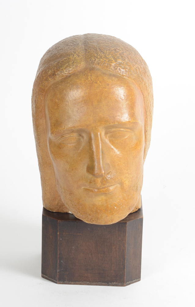 Geo Vindevogel The head of Christ (head of a man) 1941 — View from above