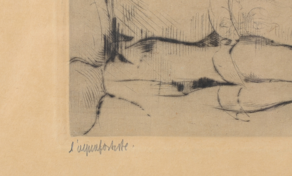 Jules De Bruycker l'Aquafortiste 1934 — Title: l'aquafortiste or the etcher