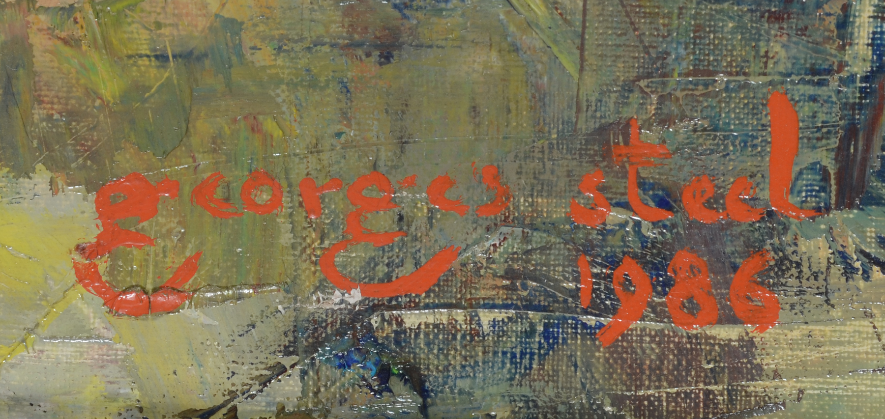 Georges Steel (1923-2010) 'don Jorge', a view of the village of Capileira (La Alpujarra) — <p>Signature of the artist and date, bottom right</p>