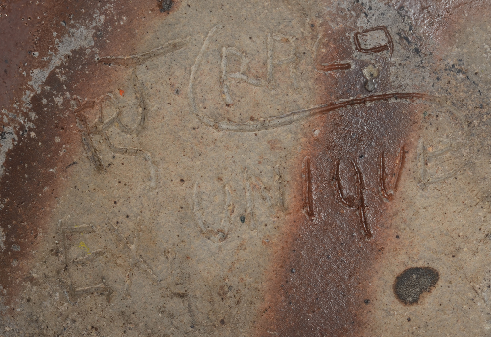 Arthur Craco — Signature of the artist and mention 'Ex Unique' incised into the base