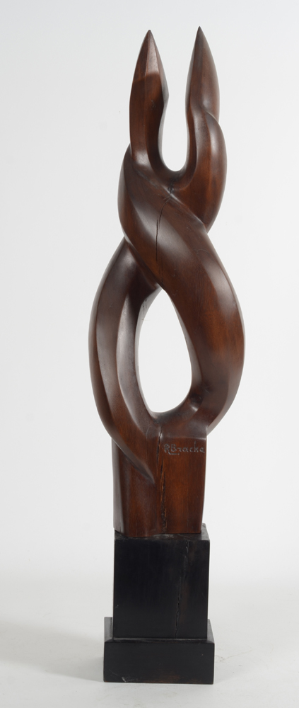 Roger Bracke — View from the back of the sculpture