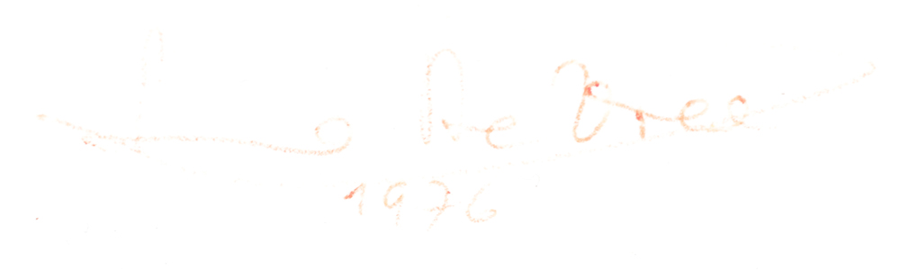 Paul De Vree — Signature of the artist and date, bottom right