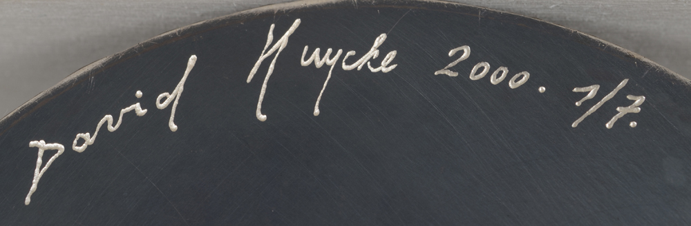 David Huycke — Signature of the artist, date and justification on the bottom of the base