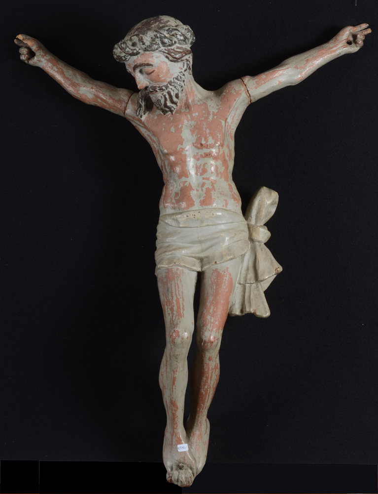 Unknown French sculptor — Christ en bois polychromé, probablement France, 18me siècle