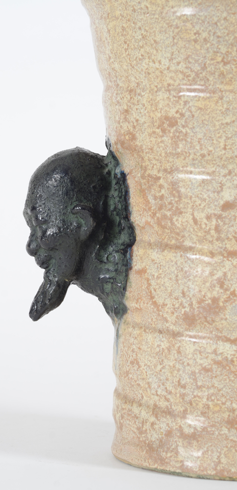Ernest Patris (1909-1981), Vase aux Chinois — Profile view of the other head