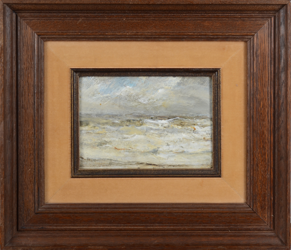 Maurice Dupuis — The painting in its oak frame