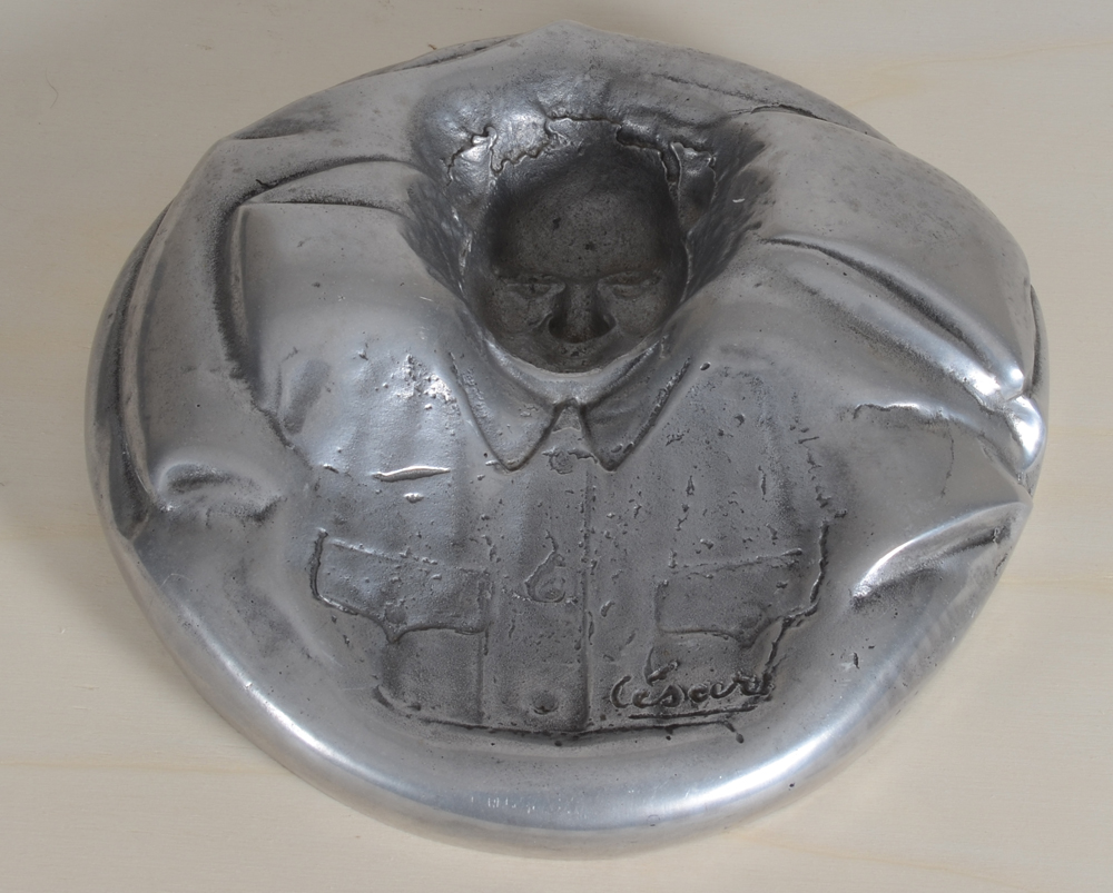 César — Portrait de Mao, le multiple en aluminium édité par Artcurial