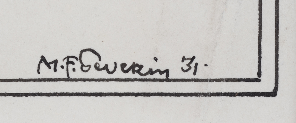 Mark Severin — Signature of the artist and date, bottom right