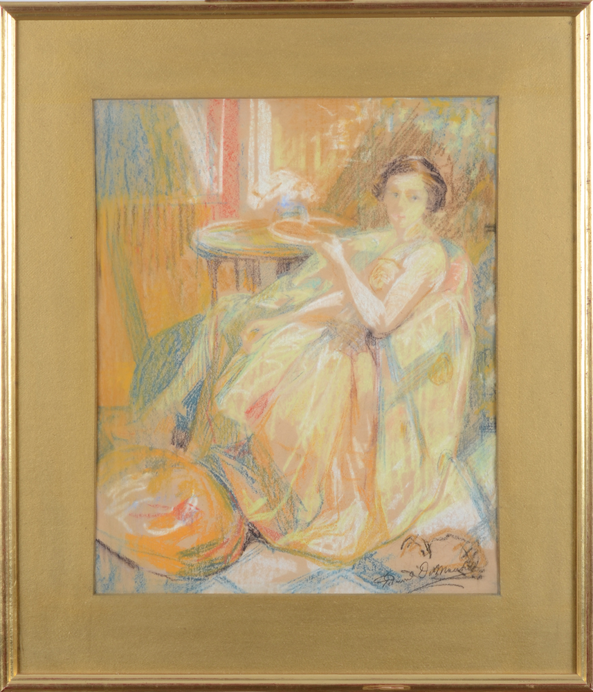 De Maertelaere Edmond — The pastel in its frame