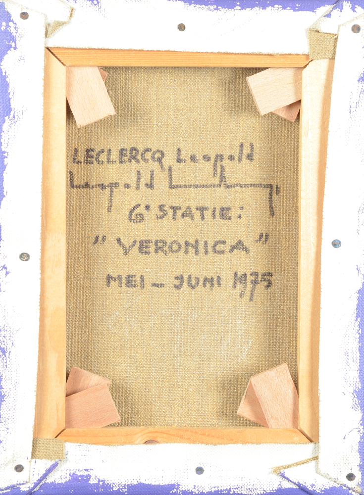 Léopold Leclercq The 14 stations of the cross, 1975 — Station 6: back