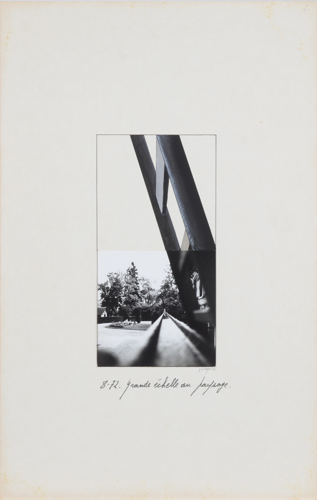 Jacques Louis Nyst — Oeuvre originale importante et rare de cet artiste conceptuel belge, signée et datée 1972