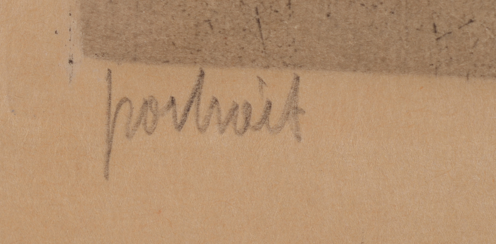 Jules De Bruycker — title by the artist in pencil, bottom left
