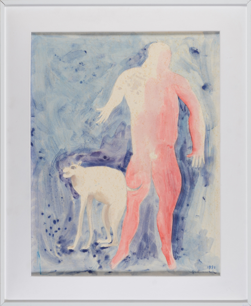 José Vermeersch  — The watercolour with its frame