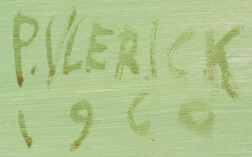 Pierre Vlercik — Signature of the painter and date, bottom right