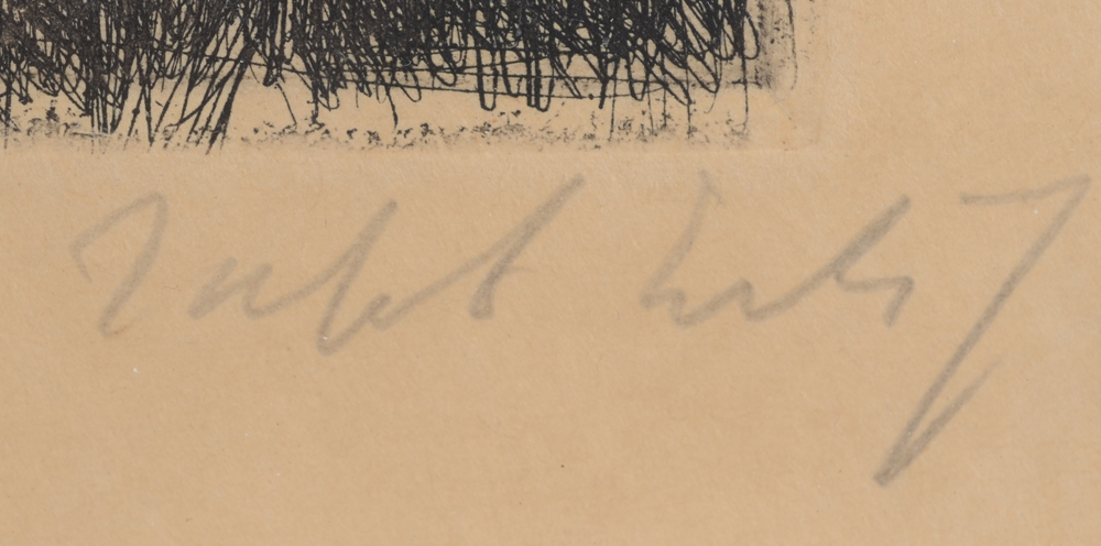 Jakob Smits — Signature by the artist in pencil, bottom right
