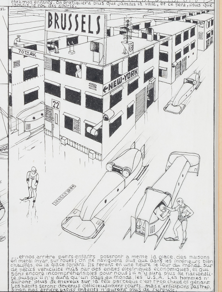 Mark Severin — Detail of the bottom right drawing