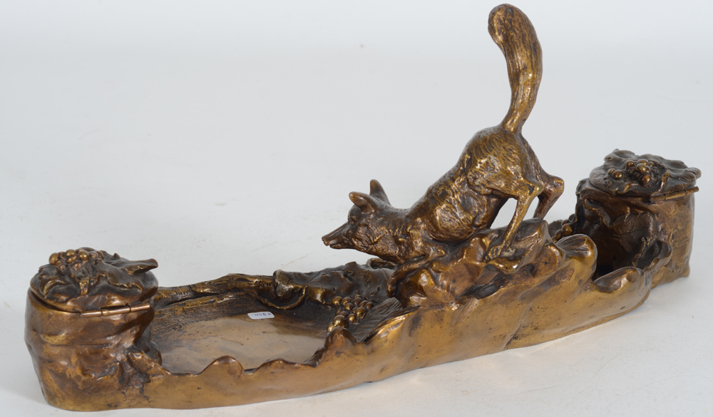 Albert Marionnet — Back and side of the inkwell