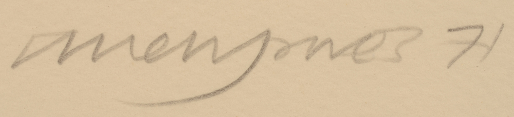Allen Jones — signature of the artist and date, bottom right