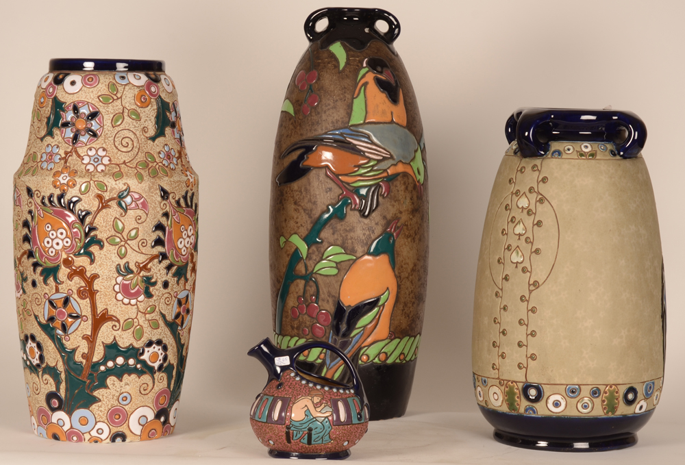 Amphora Vases — A sample of our Amphora (Czecho-Slovakia) collection.