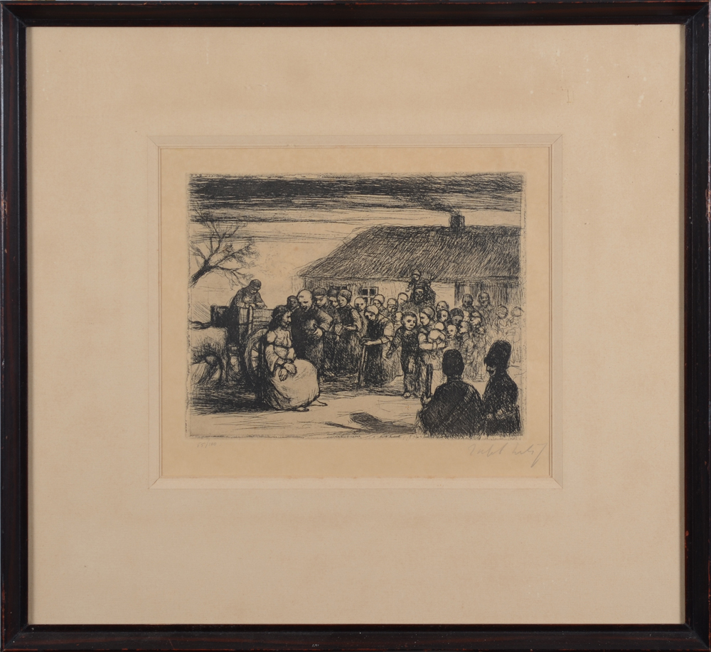 Jakob Smits — the etching in its frame