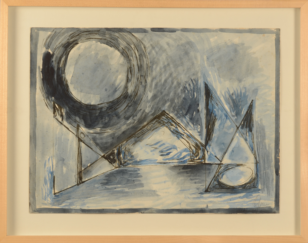 Arie Van de Giessen — The drawing in its modern frame