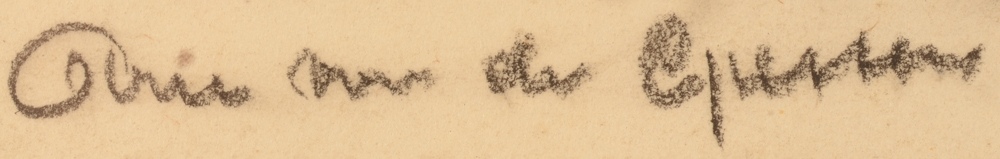 Arie Van de Giessen — Signature of the artist, bottom left