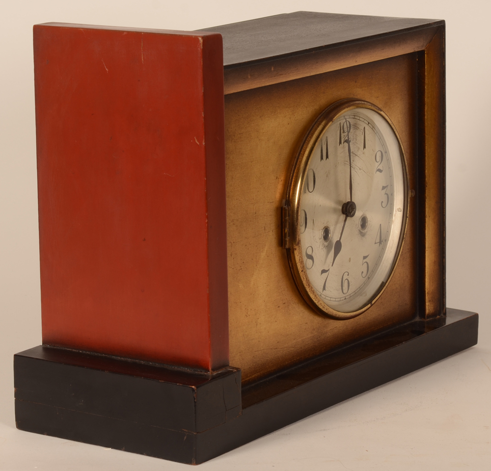 Art Deco clock — Side view of the modernist style clock&nbsp;