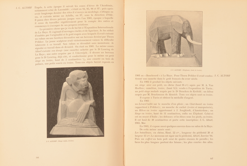 L'Art Flamand et Hollandais 1904 — Aticle on Dutch sculptor Altorf