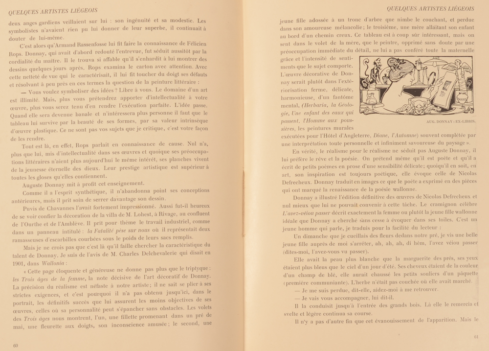 Art Flamand et Hollandais 1907 — Article on Auguste Donnay
