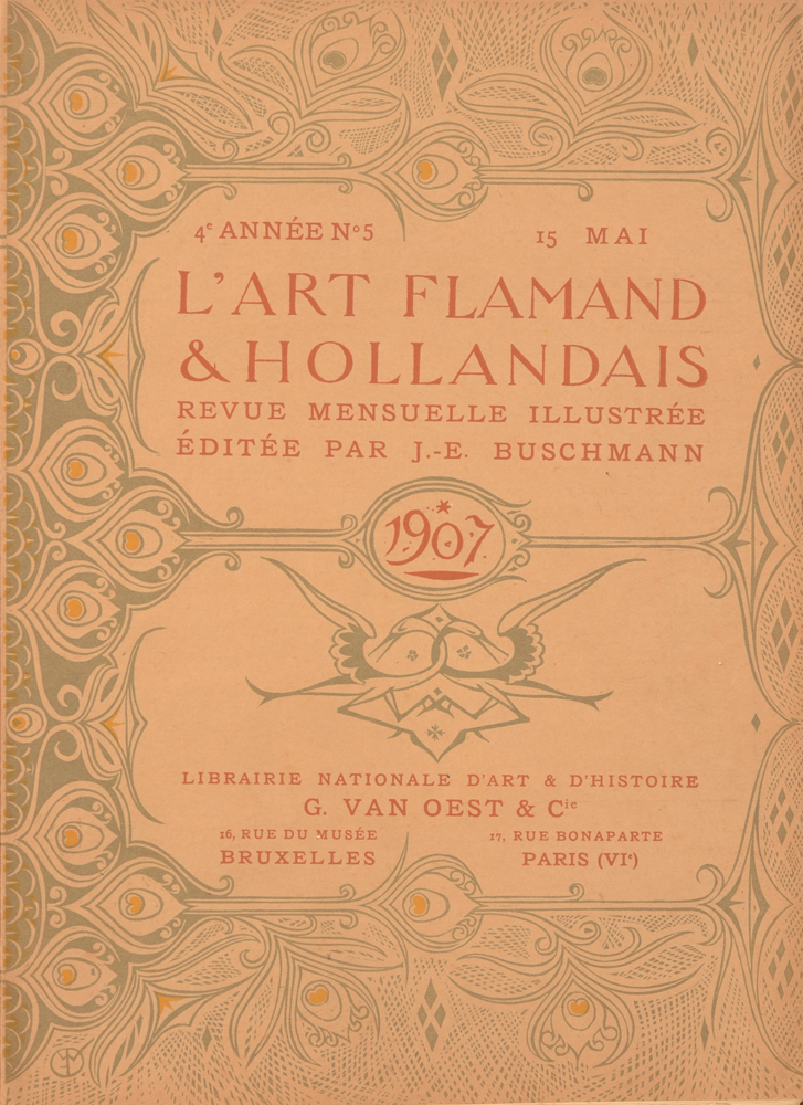 Art Flamand et Hollandais 1907 — May issue cover