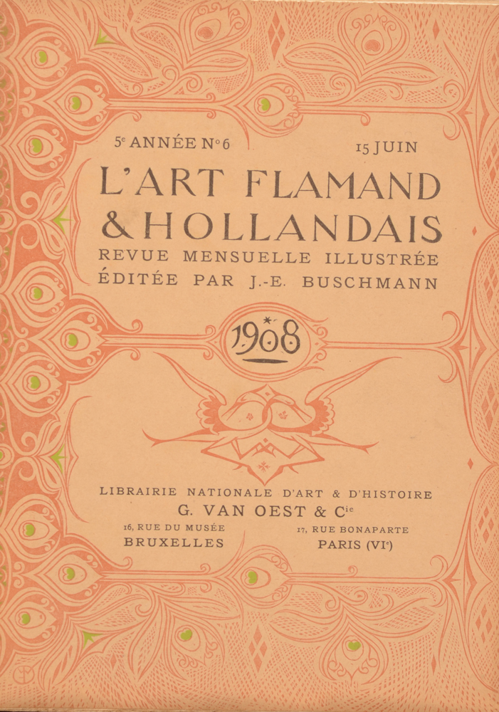 Art Flamand et Hollandais 1908 — June issue in French