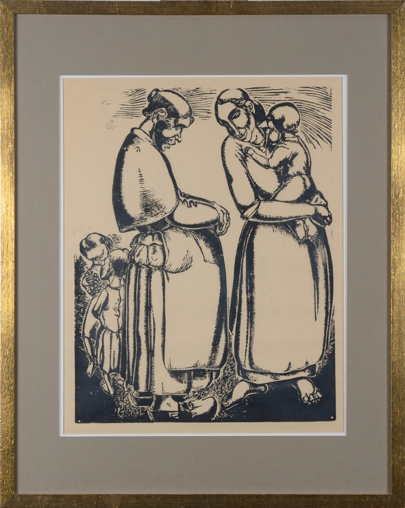 Jan-Frans Cantré  — The woodcut in its frame