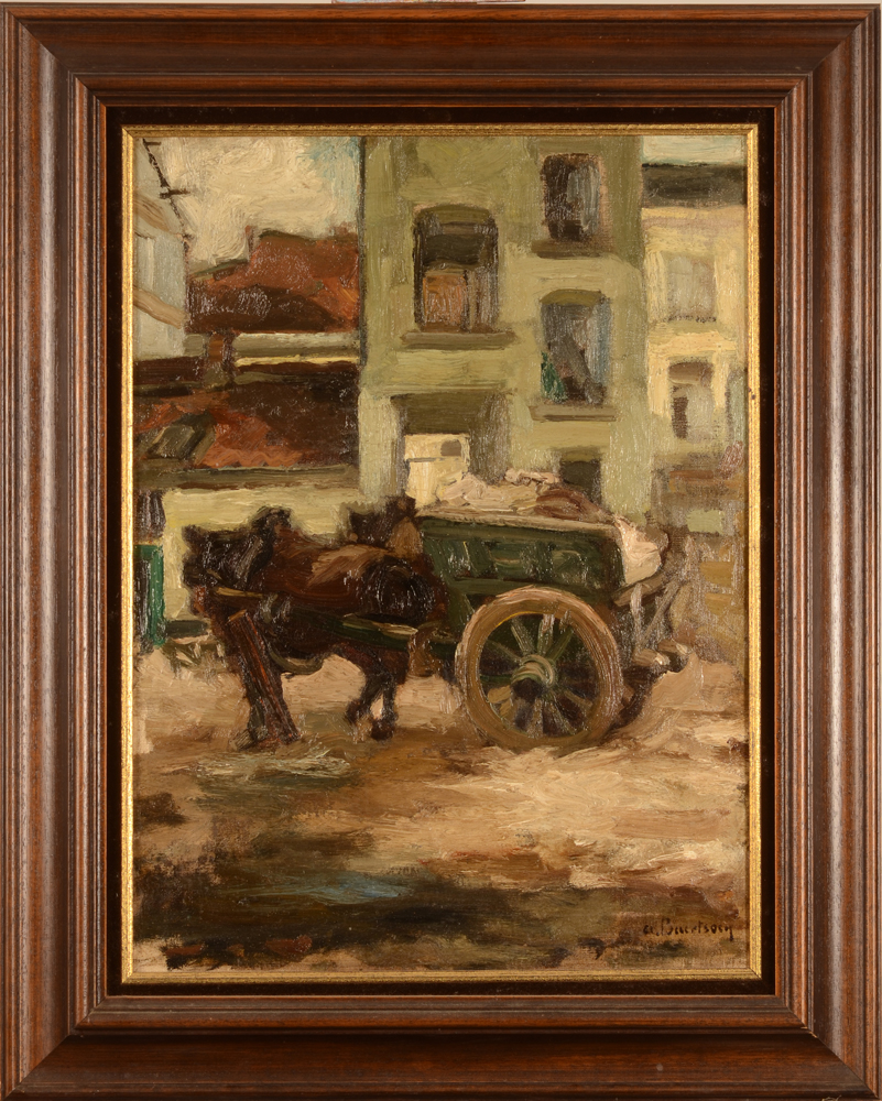 Albert Baertsoen — The painting in its modern frame