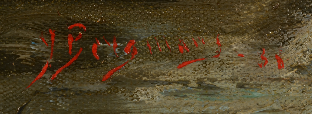 Jacques Bergmans — Signature of the artist and date, bottom right